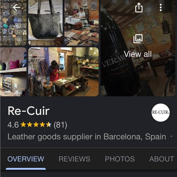 Made in SPAIN HANDMADE sling belt bag. Barcelona. Genuine butter soft Leather. - Picture 3 of 17